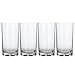 Lily's Home Unbreakable Highball Tumblers, Made of Shatterproof Tritan Plastic and Ideal for Indoor and Outdoor Use, Reusable (14oz each, Set of 4)