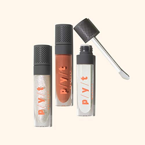 PYT Beauty Clear Plumping Lip Gloss, Clear Shine, Moisturizing