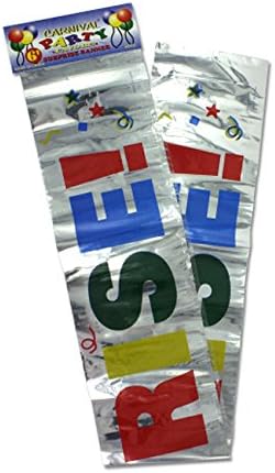 JT Party Supplies JT-PS-PC011 Surprise Banner (12 Pack), 6'