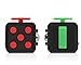 Fidget Cube 2 Pack - 100% Prime Delivery - Fidget Toy - Relieves Stress - Anti Anxiety Fidget Cube - For Children And Adults - ADHD Toys - Help To Focus - 6 Sides Fidget Dice (2 Colors Included)