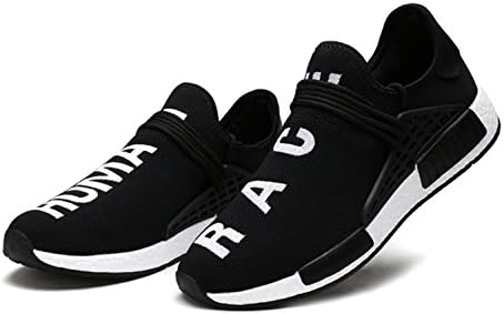 Mens Womens Unisex Lightweight Fashion Sneakers Breathable Lace-up Athletic Sports Shoes Human Race Casual Running Shoes