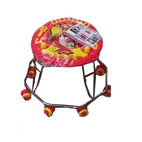 Sahib Toys Baby Waker -Tomato Clolor,Plastic and Iron, 33 X 20 X 15 cm, (St-22)