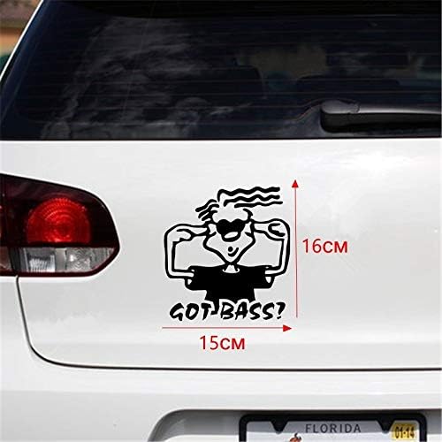Bjrhfn 低音まだ おかしい車は車のステッカー車ボディステッカー16x15cmデカール Color White B08b5dqj2j 637円