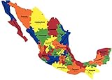 Mexico Map Foam Puzzle 13