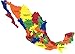 Mexico Map Foam Puzzle 13