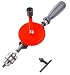 WEICHUAN Hand Drill 3/8-Inch Capacity-Powerful and Speedy, Manual 3/8 inch Mini Hand Drill with Finely Cast Steel Double Pinions Design, 3 Jaw Chucks and Grip Handle primary