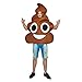 solodate lab flatwhite Adult Unisex Costumes One Size (Poop) Brown
