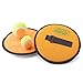 Mayershop Paddle Ball Catch Set - Toss and Catch Ball Set Includes 2 Paddles, 1 Large Ball and 1 Small Ball - Adjustable Paddles Made from Durable Recycled Plastic-Beach Paddle Ball Game