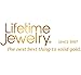 Lifetime Jewelry 1.4mm Box Chain Necklace for Women and Men 24k Real Gold Plated with Free Lifetime Replacement Guarantee (30)