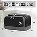 bago Travel Toiletry Bag for Men And Women Nylon Dopp Kit Shaving Bag Organizer - Small Water-resistant, Mens Toiletry Bag Travel Kit Shaving Case (Dop-Black)
