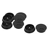 Computer Desk Table Counter Cord Cable Wire Grommets Cover 8 Pcs Black