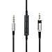 NewFantasia Replacement Cable Compatible with Sennheiser HD4.40, HD 4.40 BT, HD4.50, HD 4.50 BTNC, HD4.30i, HD4.30G Headphone, Remote Volume & Mic Compatible with Samsung Galaxy Xiaomi Huawei Android