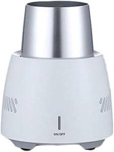 Hoyear Mini Beverage Mug Cooling Cup Quick Cooler Desktop Cupcooler for Cola,Beer,Drinks, Electric Cup Plate Accessories with Aluminum Mug for Office,Home Use
