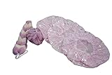 Valiry Shower Waterproof Elastic Plastic Disposable Hat Spa Shower Hair Cap Set