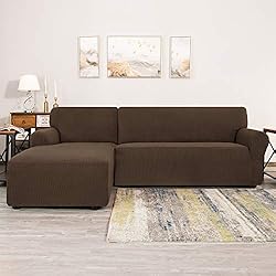 CHUN YI Stretch Sectional Couch Covers Soft L