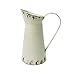 Watering Honey Elegant French Style Country Primitive Pitcher Flower Vase Watering Can Planters for Wedding Home Bar Decoration~Beige