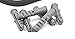 Presa 40006 Wall Mount Ladder Hook Set, 6-Piece