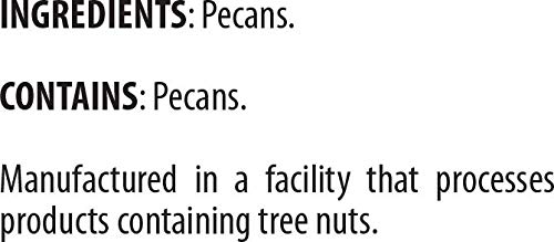Raw Pecan Halves Texas Grown (No Shell, All Natural, Non-GMO, Kosher, In Resealable Bag, Nutrient Dense Low Carb High Fat Snack) 20oz