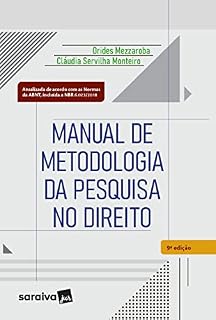 Livro Manual de Metodologia da Pesquisa no Direito - 9ª Edição 2023