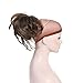 Onedor 12 inch Premium Synthetic Adjustable & Customizable Updo Style Ponytail Hair Extension with Clip on Claw Attachment (10#)