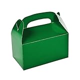Green Treat Gift Favor Boxes (1 dz)