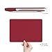 IBENZER Compatible with MacBook Pro 13 Inch case A1278 Release 2012-2008, Plastic Hard Shell Case with Keyboard Cover for Apple Old Version Mac Pro 13 with CD-ROM, Wine Red, P13WR+1