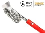 BBQ Hero Sidekick: Premium Stainless Steel Bristle Free Grill Brush | Works On Almost All Grill And Barbecue Surfaces