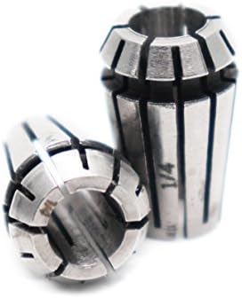 2pcs ER11 1/4" Spring Collet Precision Mill Chuck Collet CNC Engraving Machine & Router Milling Lathe Tool Holder