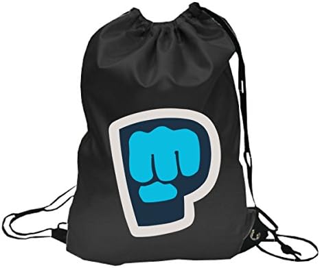 VinylStudio Pewdiepie Bro Fist Inspired Logo Backpack Drawstring