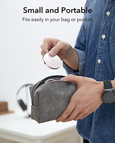 ESR HaloLock Kickstand Wireless Charger, MagSafe-Compatible Charger for iPhone 14/14 Plus/14 Pro/14 Pro Max and 13/12 Series, with 5 ft (1.5 m) Removable Cable, Adapter Not Included, Pink