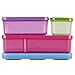 Rubbermaid LunchBlox Kids Lunch Box Container Set, Flat, Assorted Colors