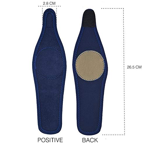 WALKINGLY Arch Support Brace Set – Plantar Fasciitis Orthotic Sleeve – Reusable Cushioned High, Low Arch Support Strap for Flat Foot Pain & Heel Spur Relief – Hook-and-Loop Fastener – Fits Women & Men