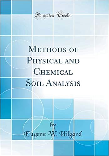 Methods Of Physical And Chemical Soil Analysis Classic - 