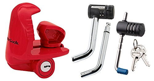 Master Lock 3895DAT Kupplungsschloss und Aufnahmeverriegelung für Kupplungsklinke, 1er-Pack