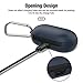 [Upgrade] Galaxy Earbuds Case Cover, Thin fit Full Body Protection, Accessories Skin, Waterproof, Anti-Scratch and Anti-Lost, Hard Protective Case for Samsung Galaxy Buds with Keychain (Navy)
