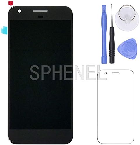 SPHENEL LCD Display Screen And Digitizer Touch Screen Assmebly for Google Pixel 5 Inch (Black)