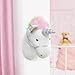 GUND Unicorn Plush Head Stuffed Animal Hanging Wall Décor, White, 15