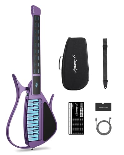 Enya CYBER-G Saitenlose Smart-Gitarre mit LED-Tasten & App