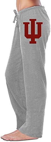 Women's Indiana Hoosiers Logo Fleece Pants Ash Medium