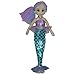 Snuggle Stuffs Blue/Purple Pearl Mermaid Plush Doll, 17