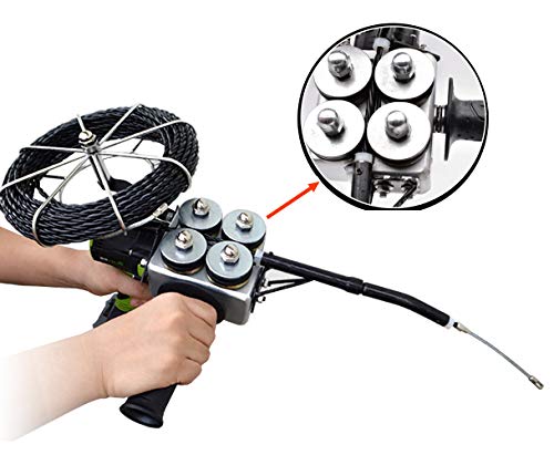 YJINGRUI Electrician Wire Puller Through Wall Electrical Wire Threader Threading Machine Automatic Stringing Wire Machine with 15m Lead Wire