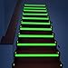 novasolutions Glow in The Dark Tape - Bright Long Lasting Premium Quality Glow Tape - 10 Bonus Glow in The Dark Dots for Hazard and General Marking - 30 ft Long 1 inch Wide