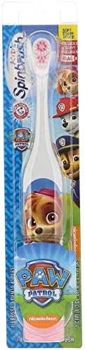 Arm & Hammer, Kid's Spinbrush, Paw Patrol, Soft, 1 Battery Powered Toothbrush, Colours/Designs May Vary
