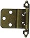 Hardware House 64-4492 Contractor Pack Inset Cabinet Hinge, Antique Brass, 10-Pack
