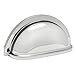 Cosmas® 4310CH Polished Chrome Cabinet Hardware Bin Cup Drawer Handle Pull - 3