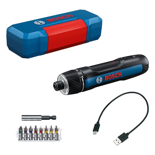 Bosch PRO Akkuschrauber Bosch GO 3 (inkl. 8-teiligem Bit-Set, Bitaufnahme, USB-C-Kabel, Mini-Koffer)