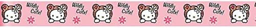 7/8'' Hello Kitty Ribbon Pink/Chocolate