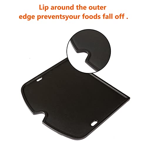 Hisencn Cast Iron Griddle for er Traveler Portable Gas Grill