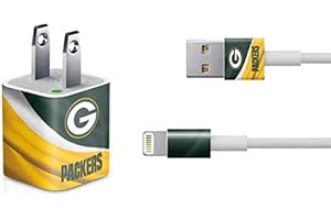 Skinit Decal Other Skin Compatible with iPhone Charger (5W USB) - Officially Licensed NFL Green Bay Packers Design