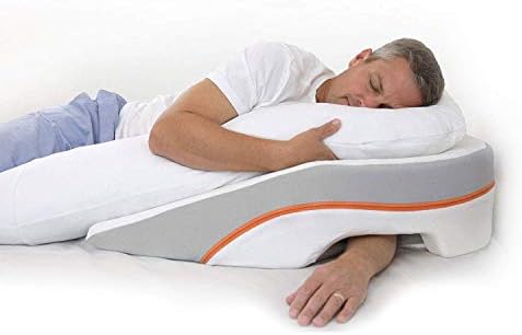 SUXIU Back Contour Sleep Side Sleeper Bed Wedge Pillow Medical Grade and Clinically Proven Acid Reflux and GERD Relief